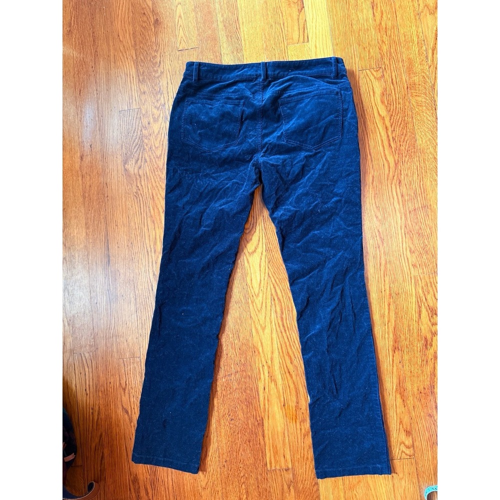 BROOKS BROTHERS NATALIE navy blue corduroy pants women's 8 - Picture 4 of 10